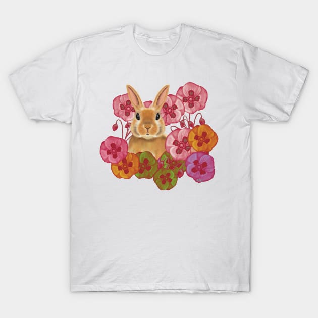 Easter Bunny Honey Bun T-Shirt by KateVanFloof